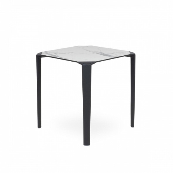 Stół Ezpeleta ONE 70 - kolor white anthracite/biało antracytowy