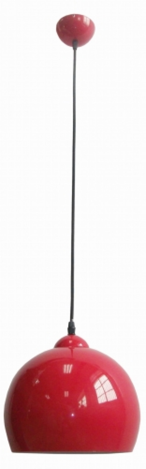 Student Lampa Wisząca 1X60W E27 Czerwony