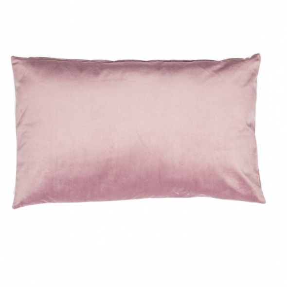 Sweet Home subtelna aksamitna poduszka Różowa