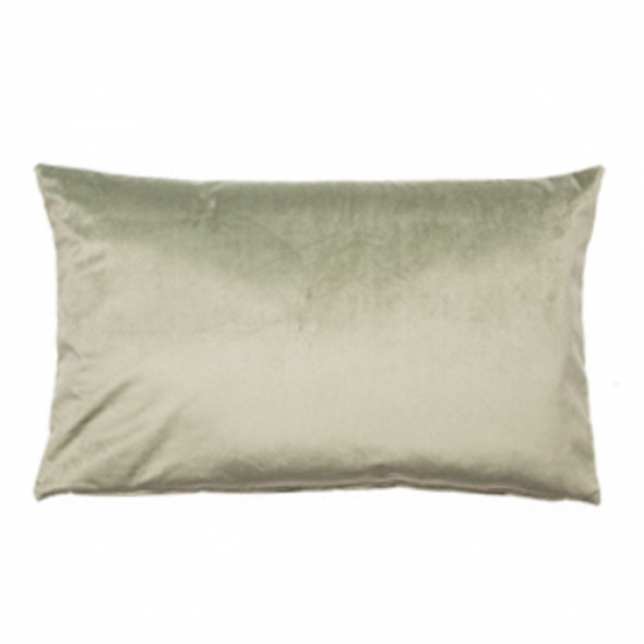 Szykowna aksamitna poduszka LAND Jedwabista zieleń