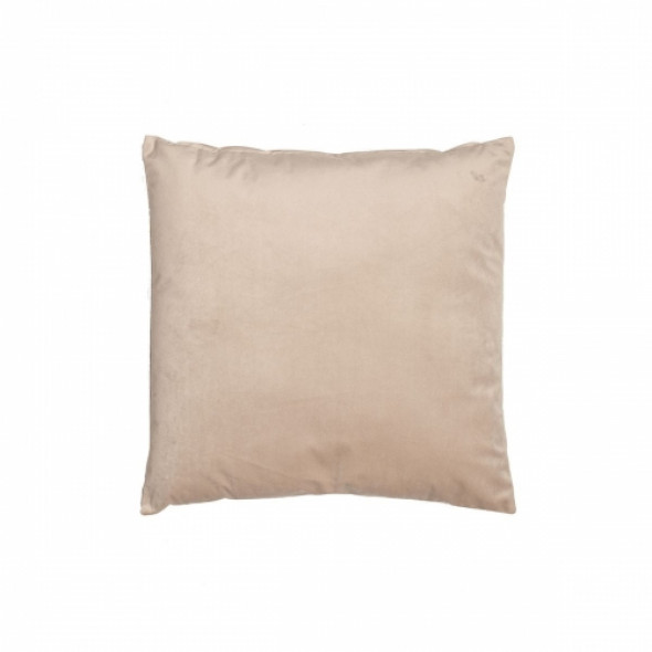 Yes elegancka aksamitna poduszka Beżowa