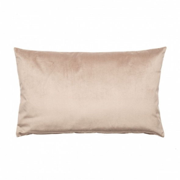 Yes elegancka aksamitna poduszka Beżowa