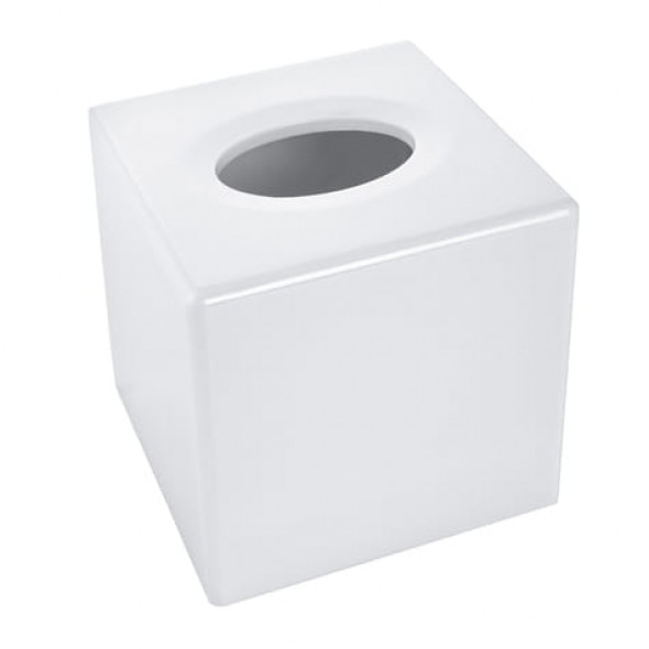 Pojemnik na chusteczki kwadratowy BIAŁY