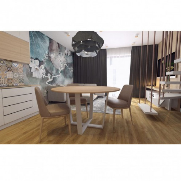 Stół jadalniany - industrialny loft CIRCULO