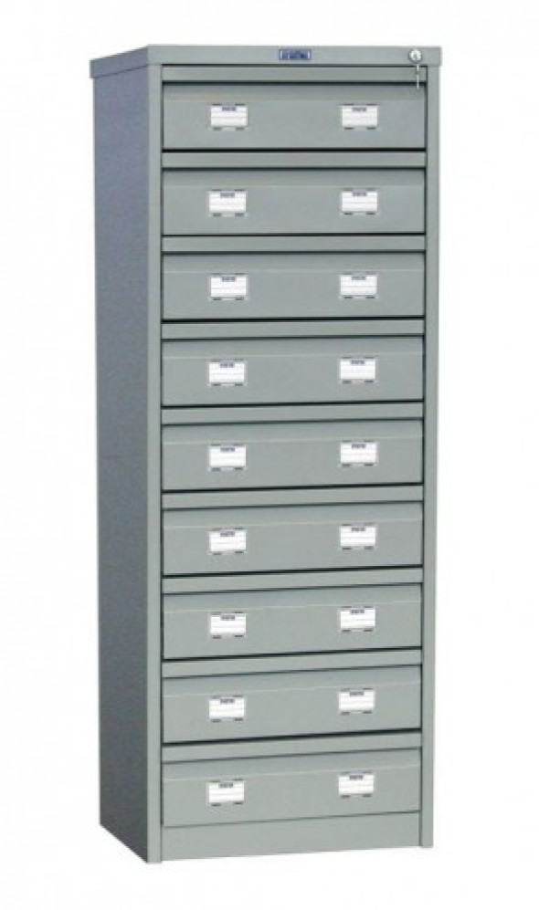 Szafa kartotekowa z dziewięcioma szufladami AFC 09 (format A6)