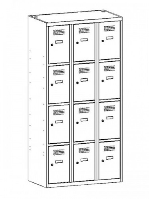 Szafa śniadaniowa z przegródkami SUS 334W