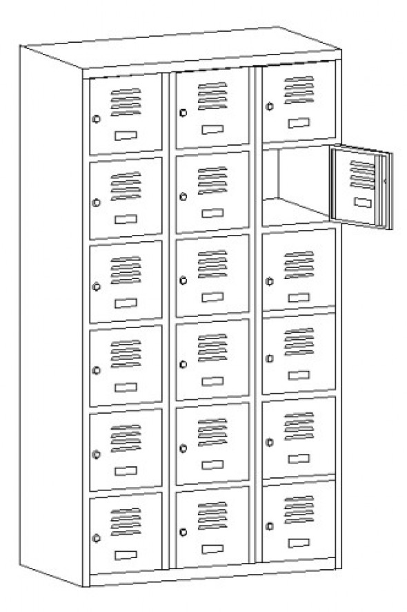 Szafa śniadaniowa z przegródkami SUS 336