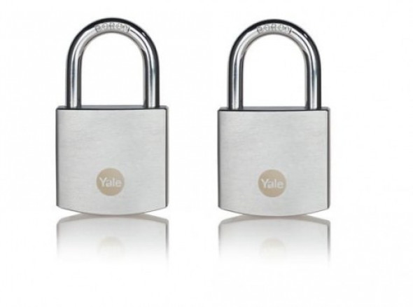 Y120B/50/127/2 kłódka mosiężna chromowana Yale