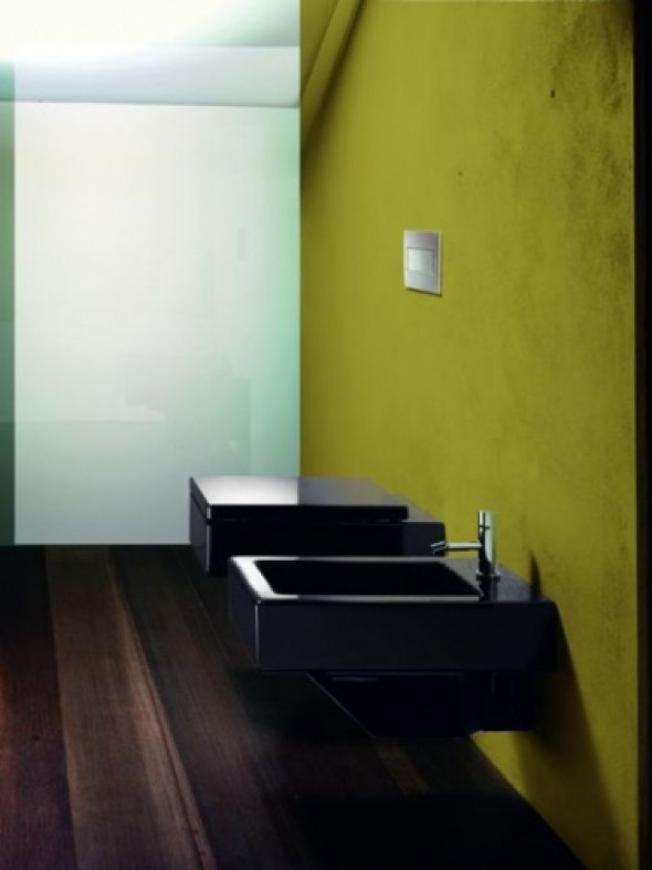 Catalano Zero bidet wiszący czarny 1BSVENE