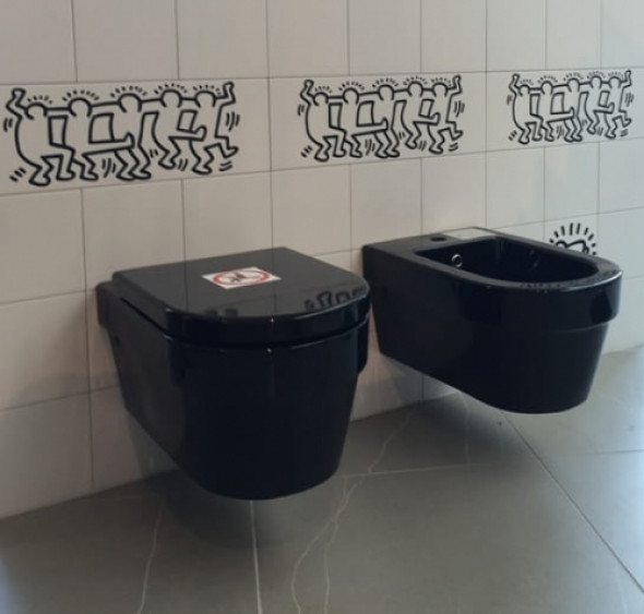 Catalano Zero podwieszane czarne bidet 1BS5500