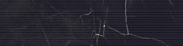 CERAMICHE PIEMME MAJESTIC STRIPES ROYAL NERO NAT/RET 30x119,5 02597 Płytka Gresowa