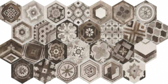 CIR GRES MIAMI ESAGONA MIX 24x27,7 DEKOR