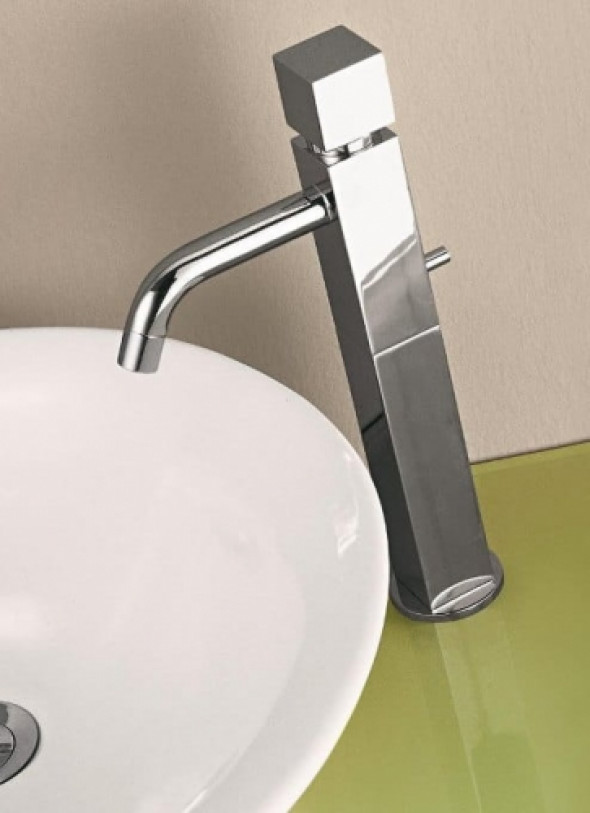 Gessi Quadro bateria umywalkowa wysoka chrom 11907