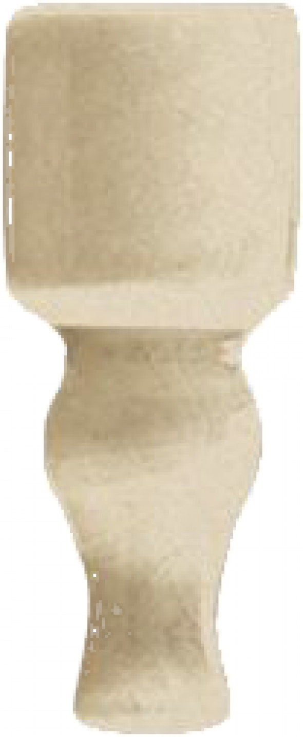 GRAZIA CERAMICHE EPOQUE ANGOLO FINALE DARK IVORY CRAQUELE 2x6,5 FIAE2 Narożnik