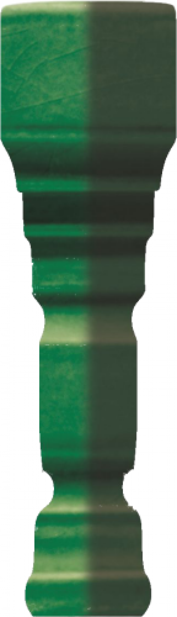 GRAZIA CERAMICHE EPOQUE ANGOLO TERMINALE DECO DARK BOTTLE CRAQUELE 2x12 TEAD6 Narożnik