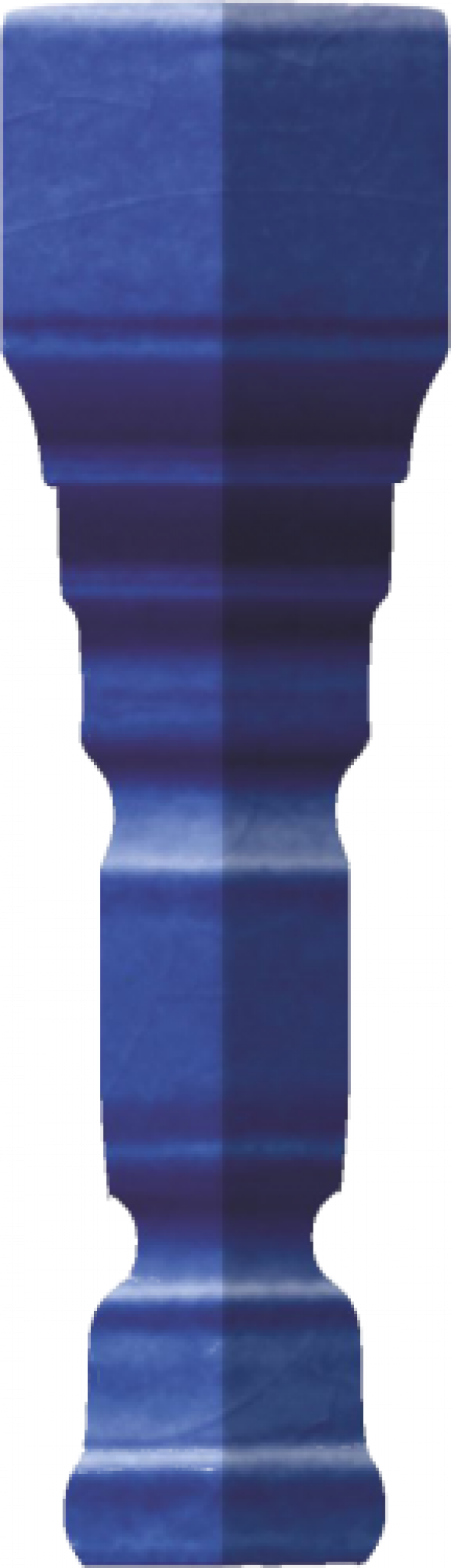 GRAZIA CERAMICHE EPOQUE ANGOLO TERMINALE PITTI DARK COBALT CRAQUELE 2x12 TEAP9 Narożnik