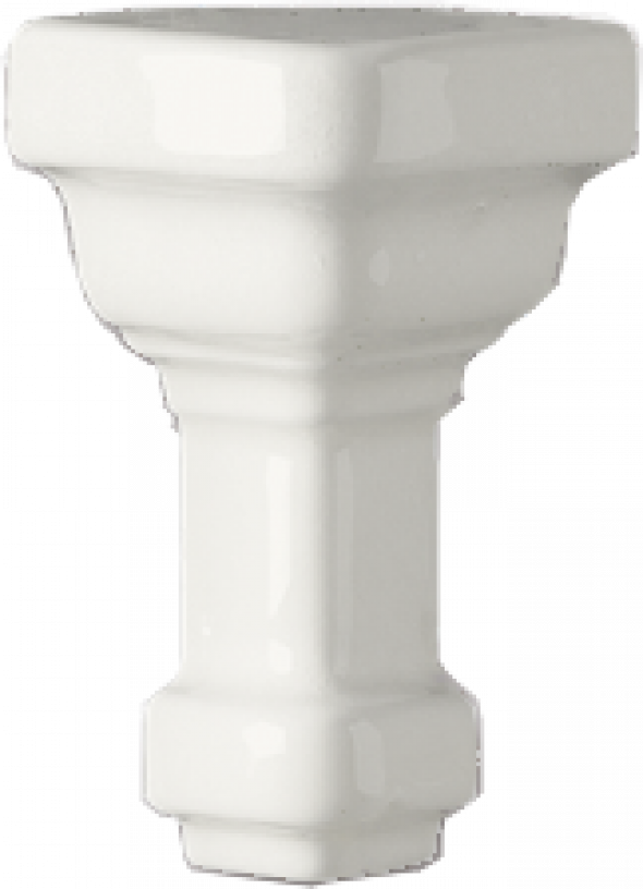GRAZIA CERAMICHE ESSENZE ANG. EST. PAR. CAPITELLO BIANCO CRAQUELE 7,5x3 CAAP010 Narożnik
