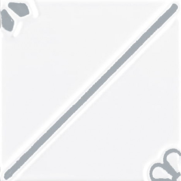 GRAZIA CERAMICHE FORMELLE ANVERSA ARGENTO 13x13x1,02 ANV5 Płytka Ścienna