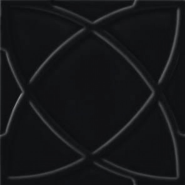 GRAZIA CERAMICHE VINTAGE CIRCLE BLACK 20x20 CI7 Płytka Ścienna