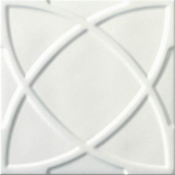 GRAZIA CERAMICHE VINTAGE CIRCLE WHITE 20x20 CI1 Płytka Ścienna