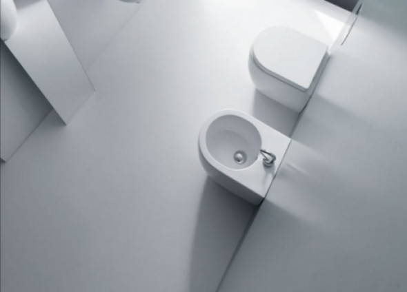 Kerasan miska stojąca Flo biała 48 cm 3114