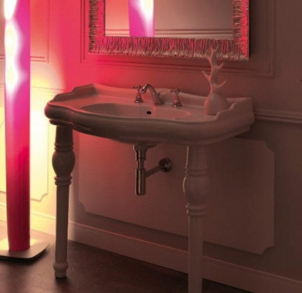 Kerasan Retro nogi ceramiczne do umywalki 100 białe 108301