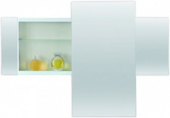 Lustro ze schowkiem SLIDING 120x80 cm