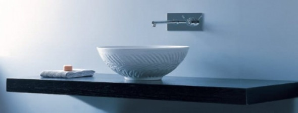 Nic Design umywalka nablatowa Foglie biała 49 cm ND-UM-FG