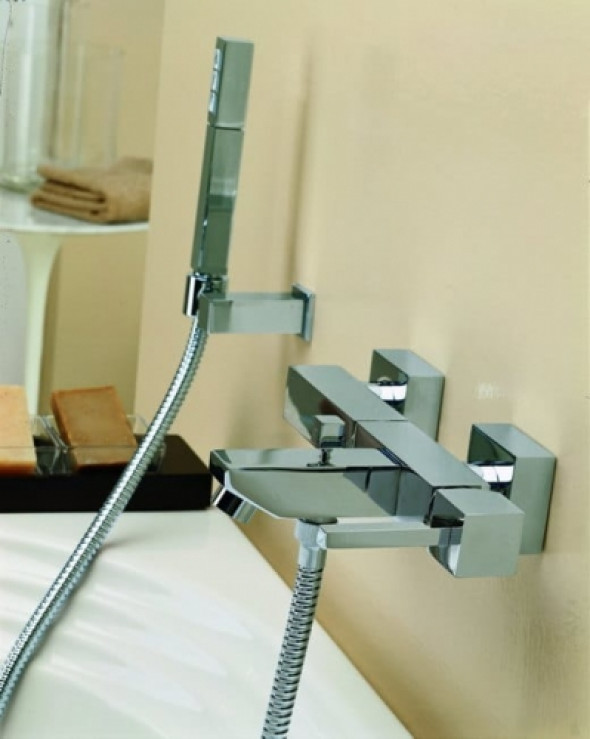 Rubibeterie Treemme komplet baterii Quadra wanna, umywalka chrom 5300, 5312