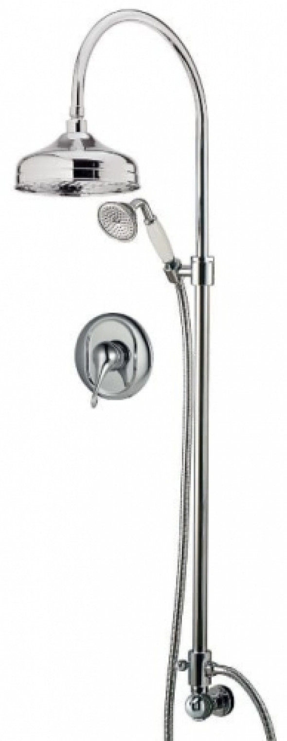 Rubinetterie Treemme bateria kabinowa podtynkowa Piccadilly 2117 chrom