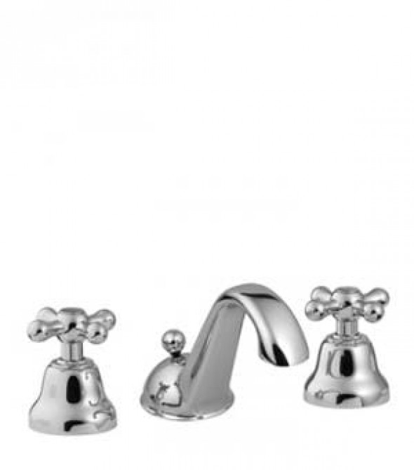Rubinetterie Treemme bateria umywalkowa Romantica 3-otworowa 3610 chrom