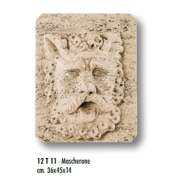 Tecno Art Marmi Dekor Antyczny Trawertynowy MASCHERONE 36x45 cm