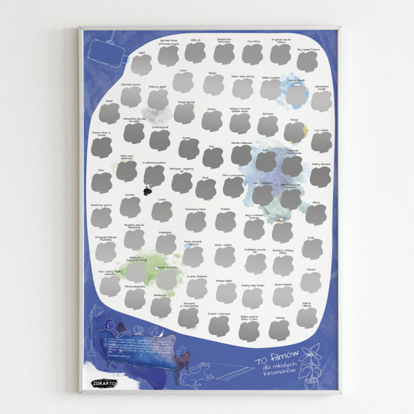 Plakat 70 filmów dla młodych kinomanów
