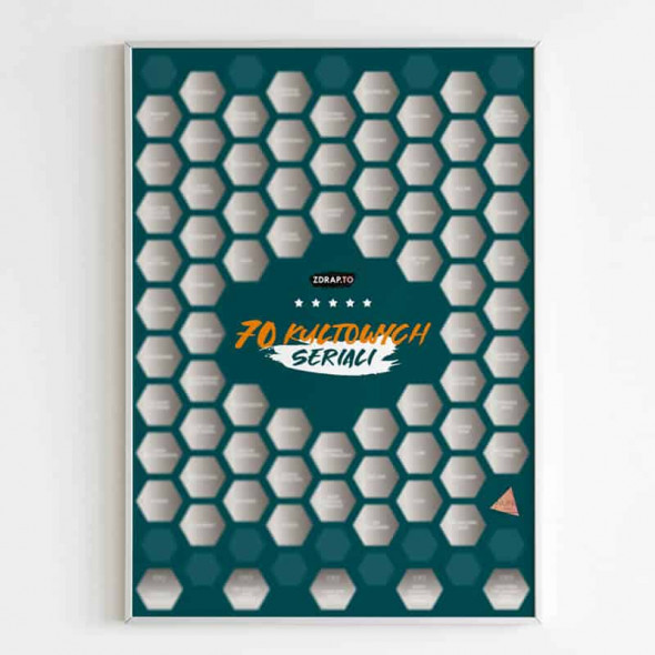 Plakat 70 kultowych seriali