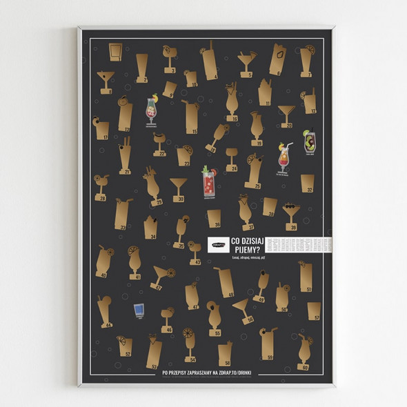 Plakat Co dzisiaj pijemy? 60 najlepszych drinków