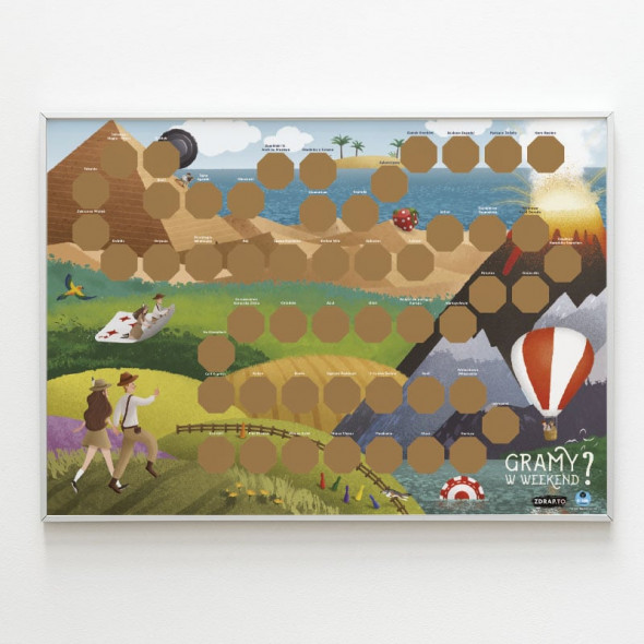 Plakat Gramy w weekend? 52 kultowe planszówki!