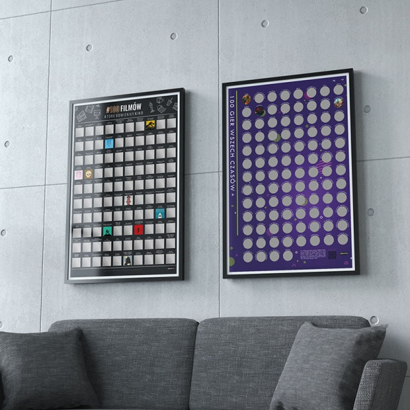 Zestaw plakatów: filmy i gry