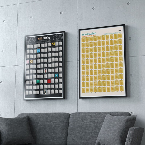 Zestaw plakatów: filmy i książki