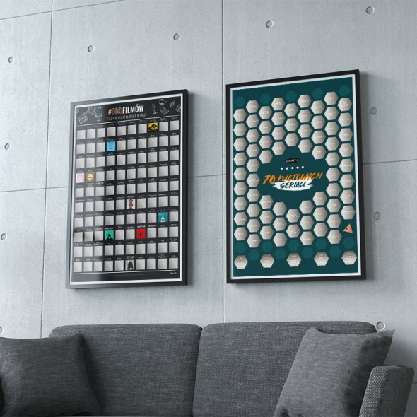 Zestaw plakatów: filmy i seriale