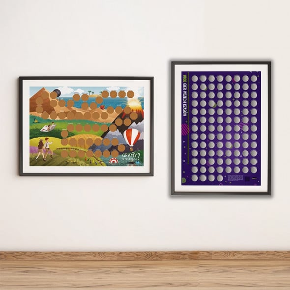 Zestaw plakatów: gry planszowe i komputerowe