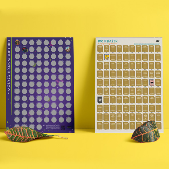 Zestaw plakatów: książki i gry