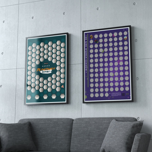 Zestaw plakatów: seriale i gry