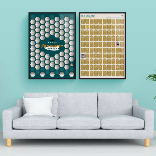 Zestaw plakatów: seriale i książki